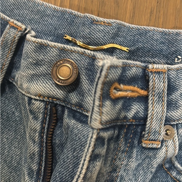 Yves Saint Laurent Light Blue High Rise Women's Jeans - Picture 2 of 4